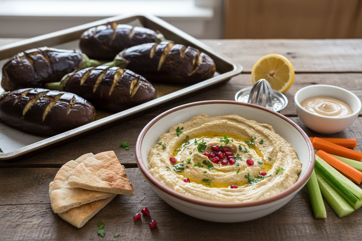 Baba ganoush libanais