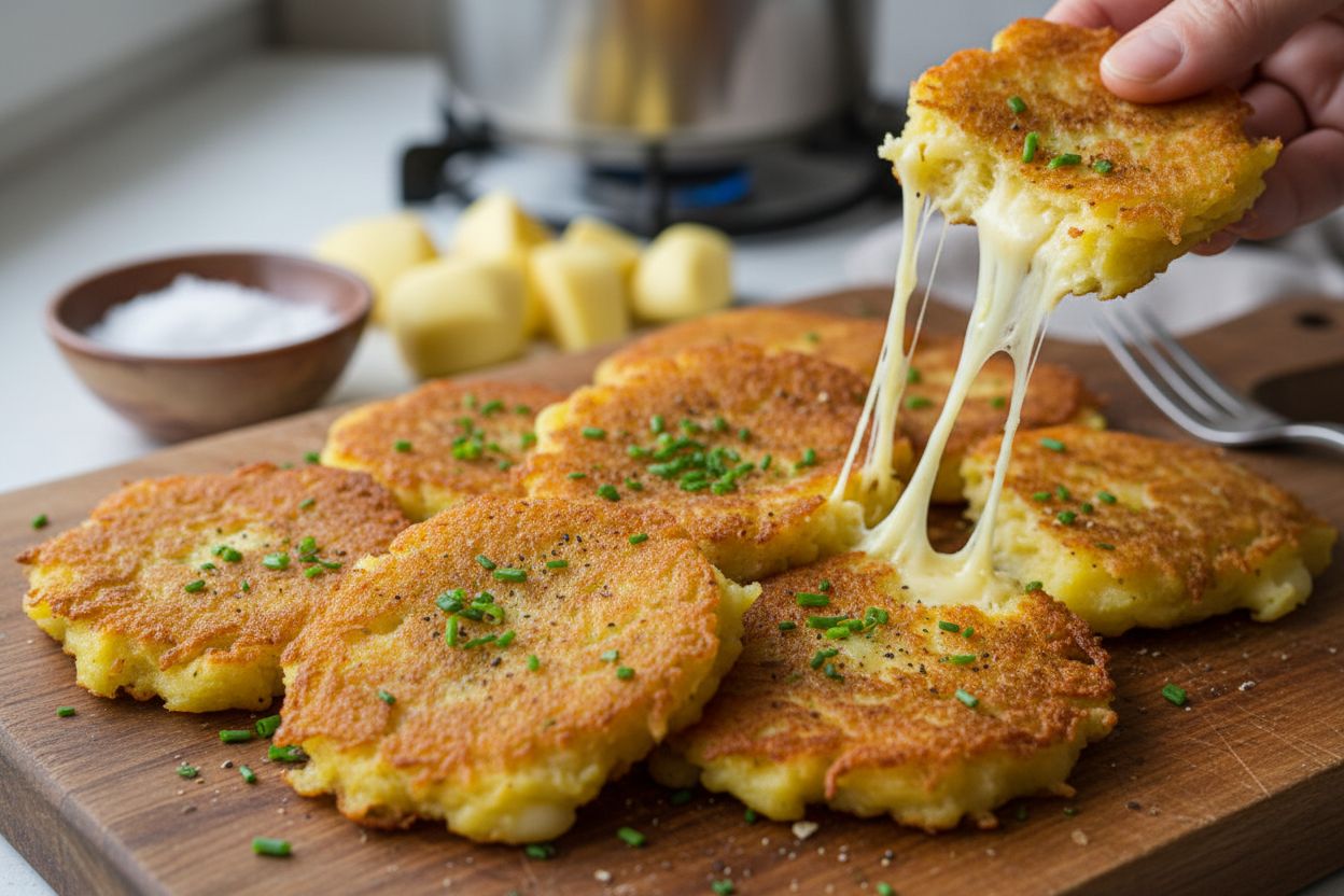 Beignets de pommes de terre au fromage