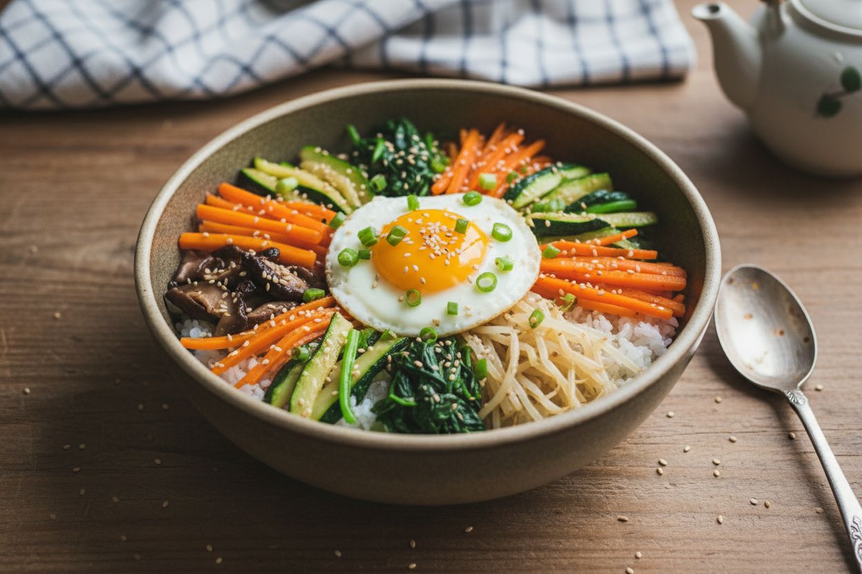 Bibimbap coréen végétarien