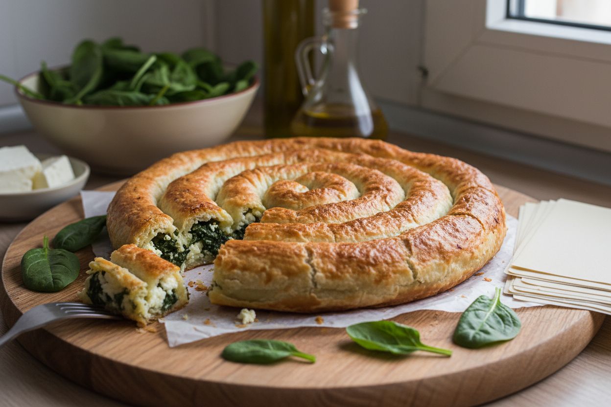 Börek turc aux épinards et féta