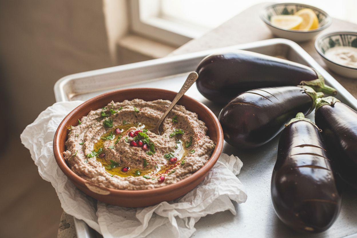 Caviar d’aubergine (baba ganoush)