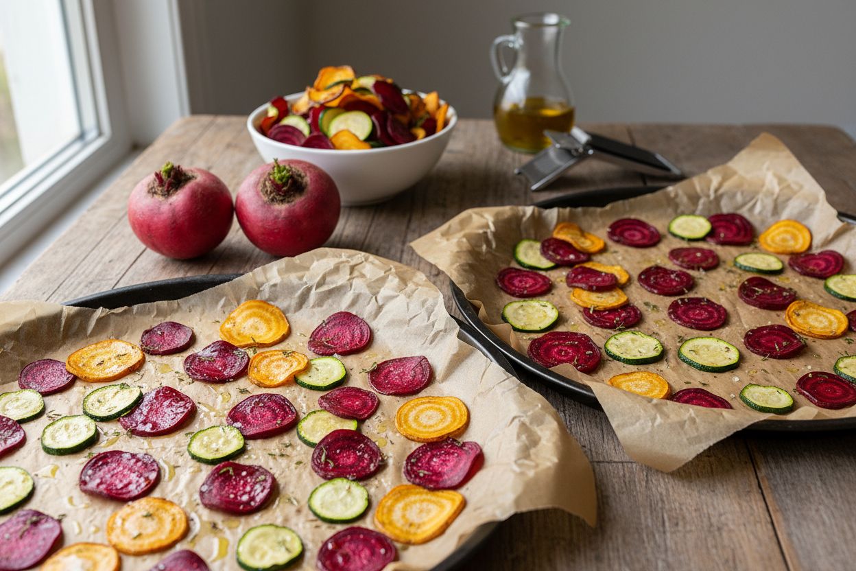 Chips de légumes maison