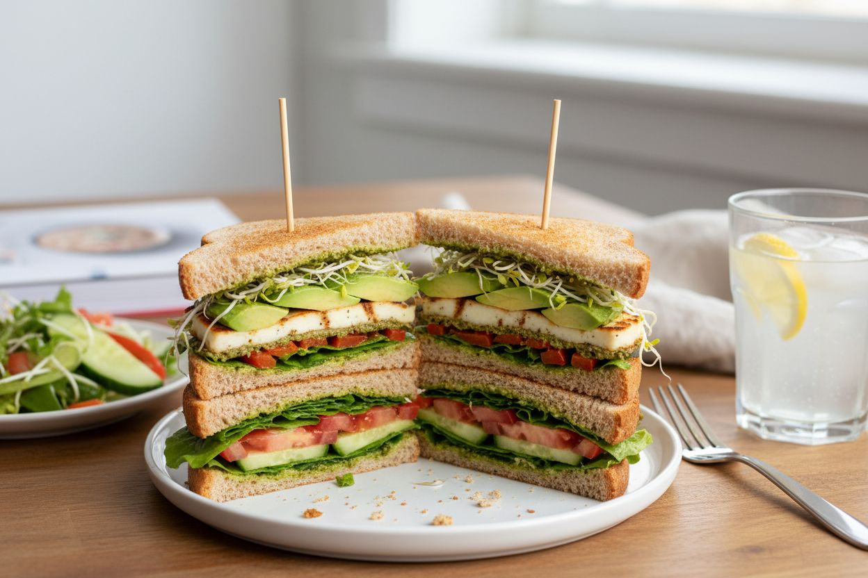 Club sandwich végétarien