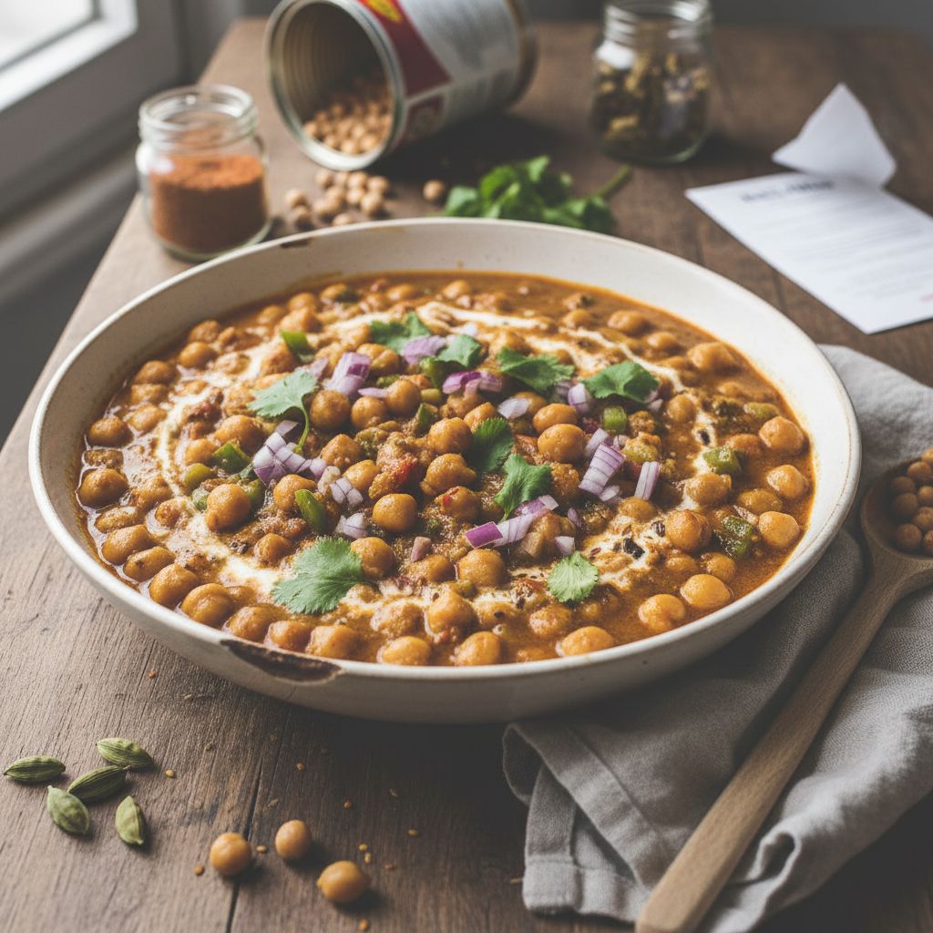Curry de pois chiches à l’indienne