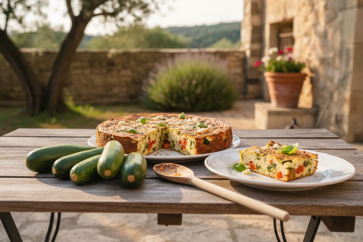 Flan de légumes au four