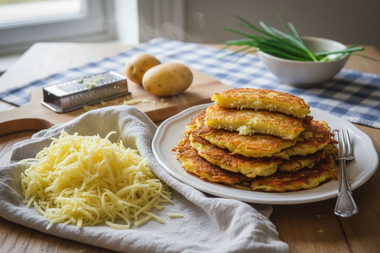 Galettes de pommes de terre croustillantes