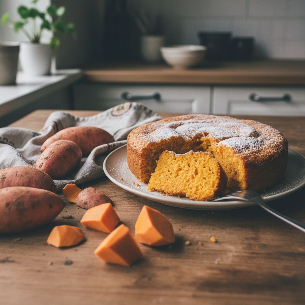 Gateau de patate douce