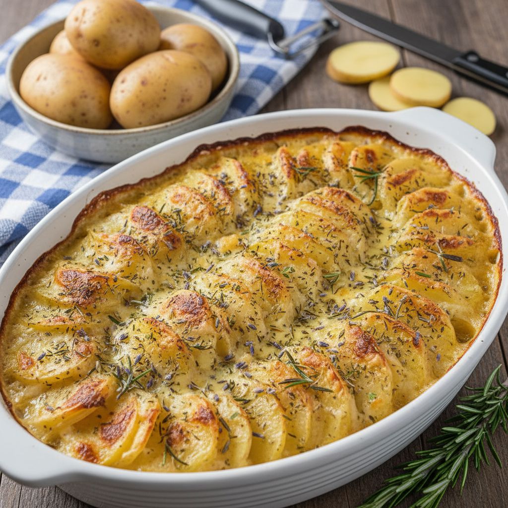 Gratin dauphinois revisité sans viande