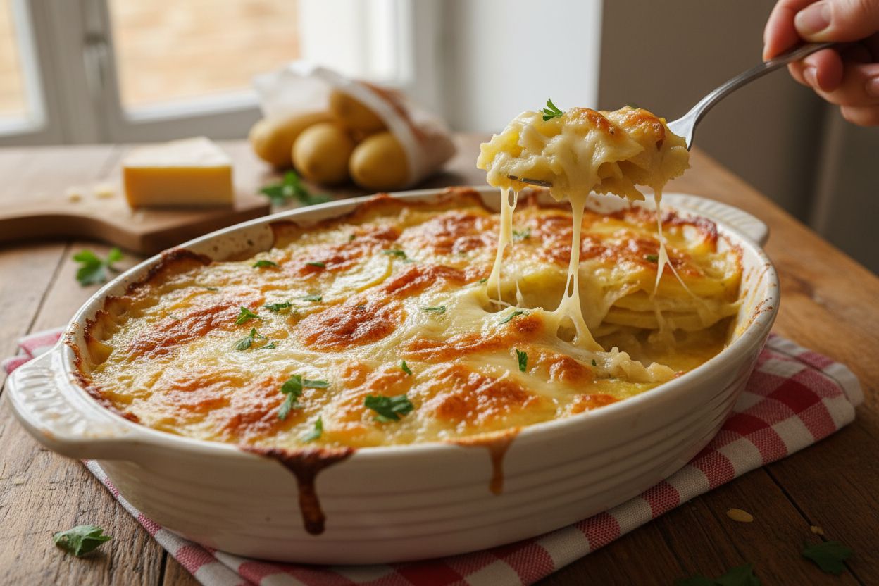 Gratin de pommes de terre au reblochon