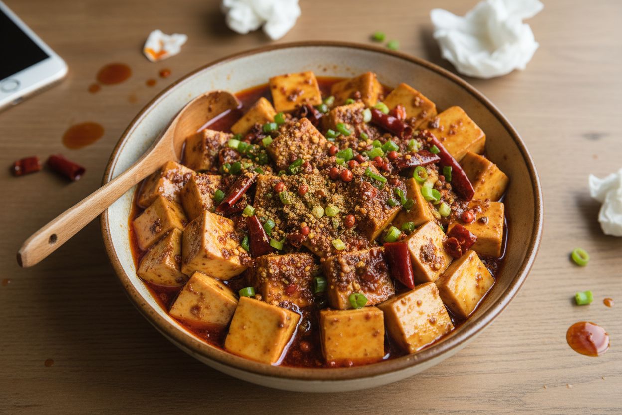 Mapo tofu végétarien