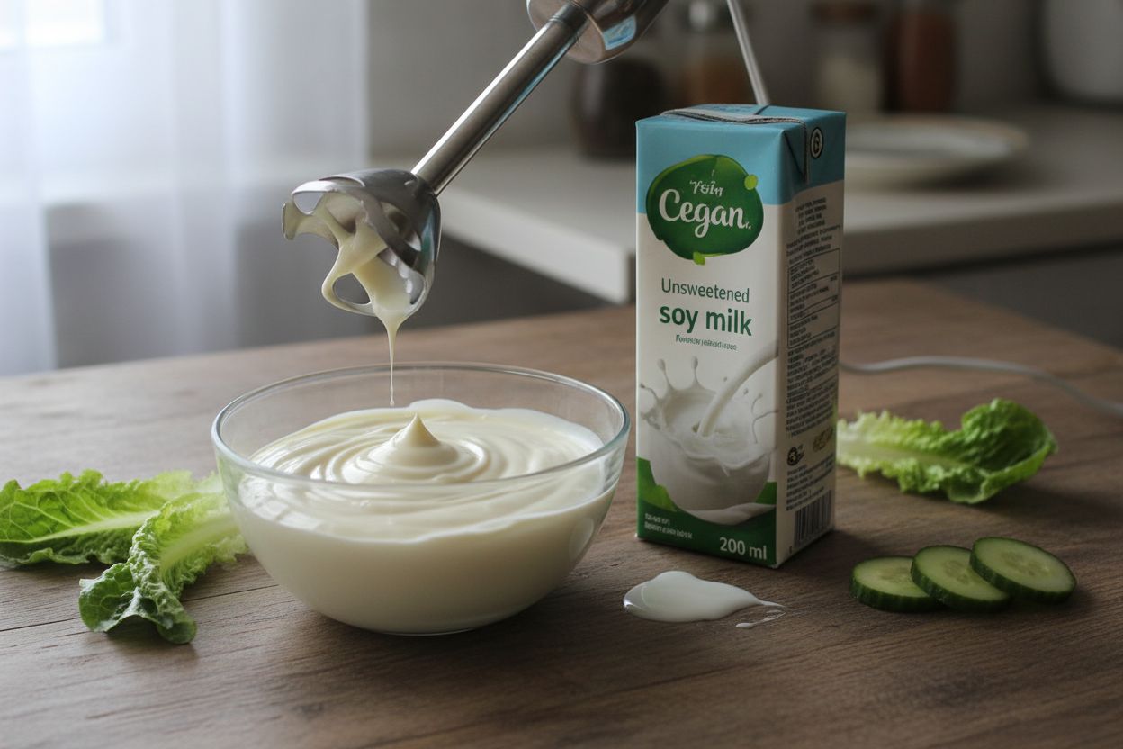 Mayonnaise végétale sans œuf