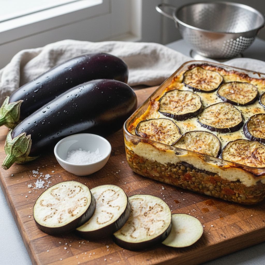 Moussaka végétarienne aux aubergines