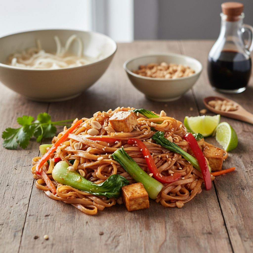Pad thaï végétarien