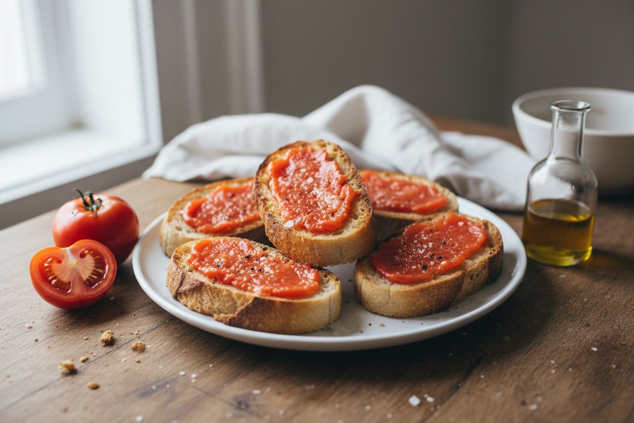 Pan con tomate catalan