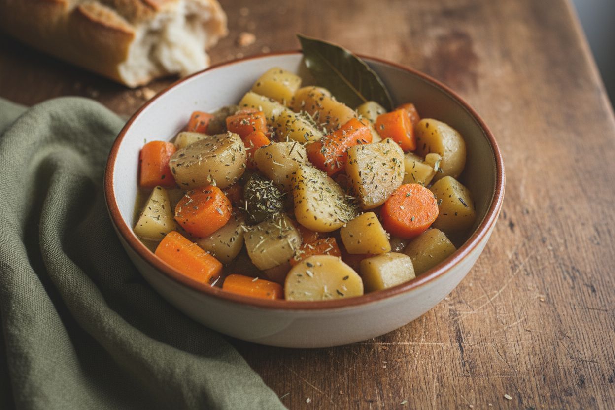 Ragoût de légumes racines