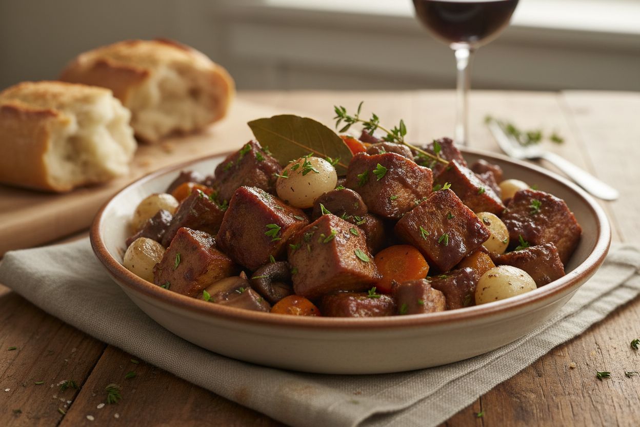 Seitan bourguignon
