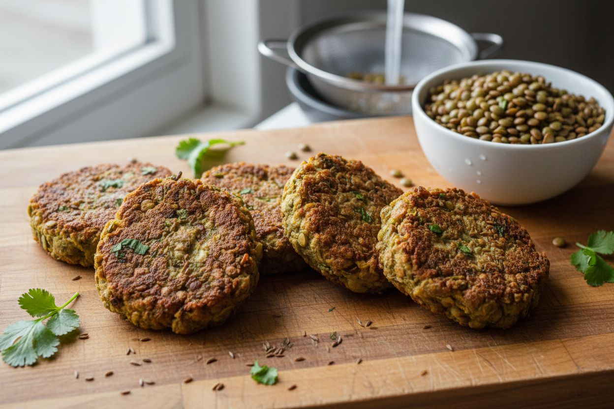 Steak lentilles cumin