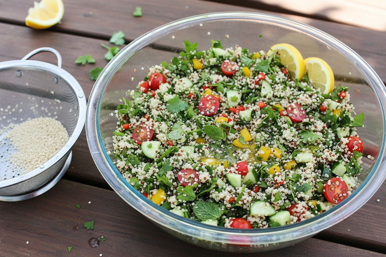 Taboulé de quinoa aux herbes fraîches
