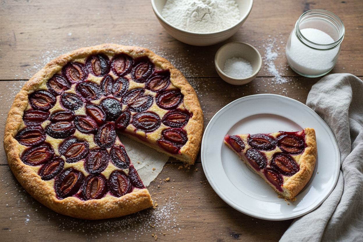 Tarte alsacienne aux quetsches