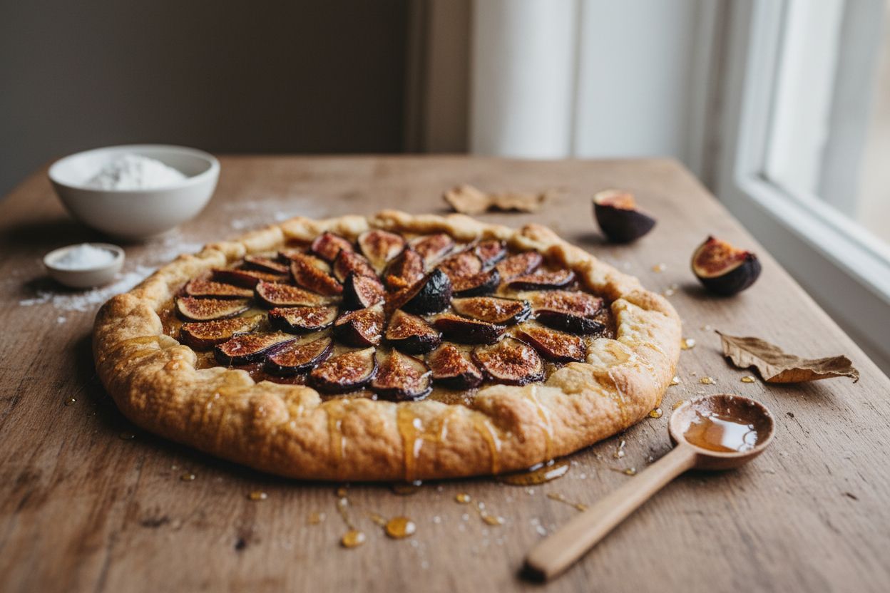 Tarte aux figues et miel