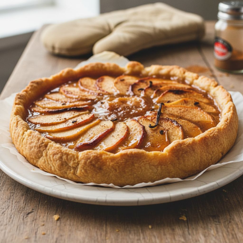 Tarte aux pommes caramélisées