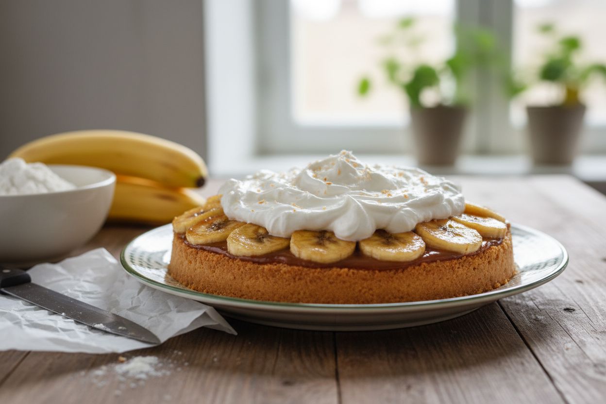 Tarte banoffee végétarienne
