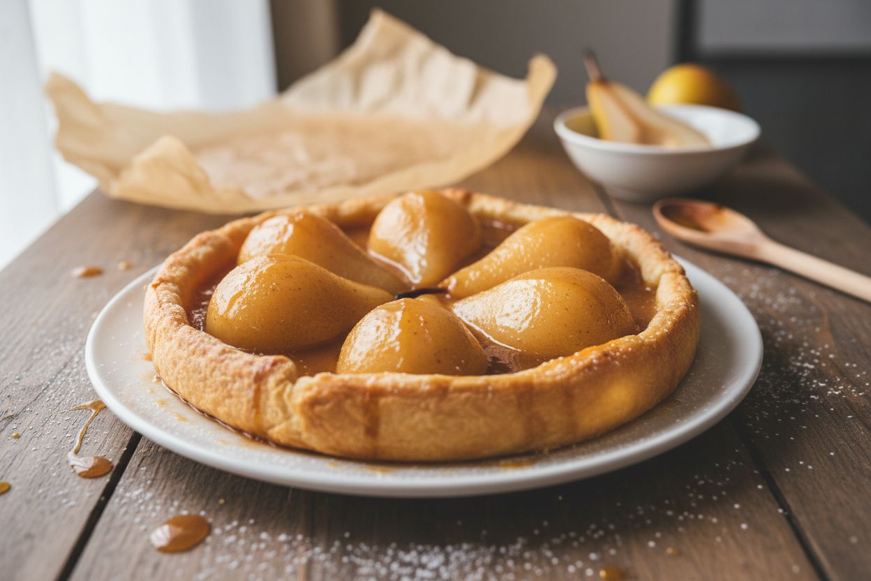 Tarte tatin aux poires