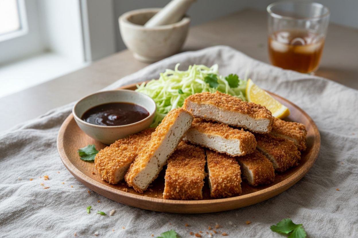 Tofu katsu japonais