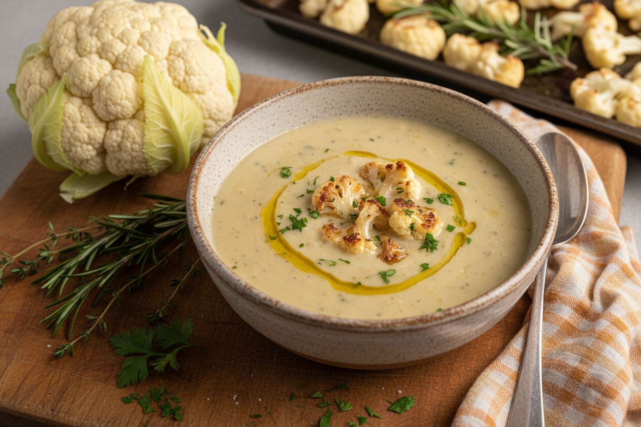 Velouté de chou-fleur rôti