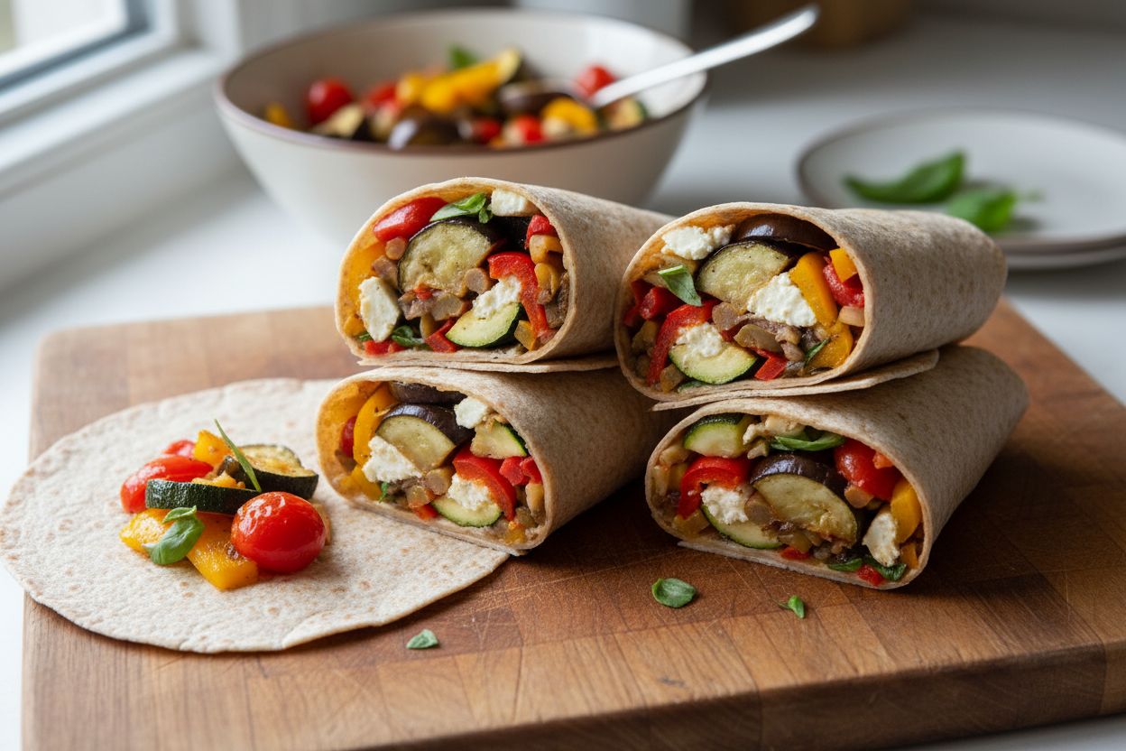 Wrap vegetarien legumes soleil