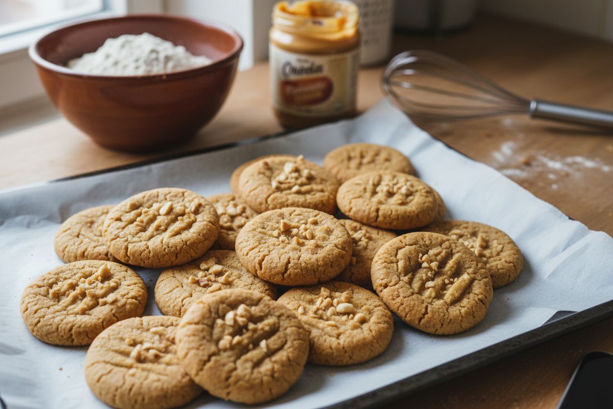 Cookie vegan beurre de cacahuete terminé
