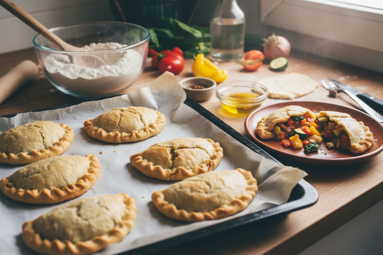 Empanadas argentines aux légumes terminé