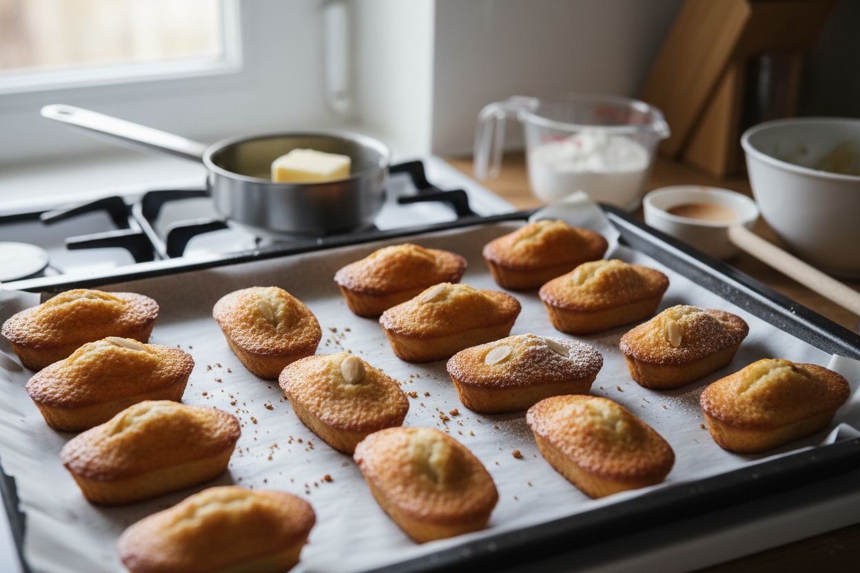Financiers aux amandes terminé