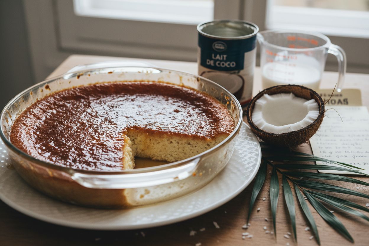 Flan coco antillais terminé