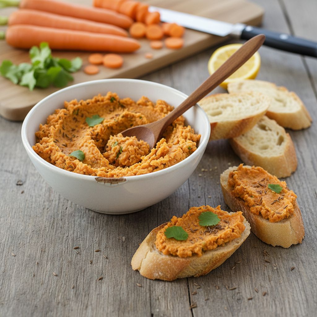 Rillettes de carottes au cumin terminé