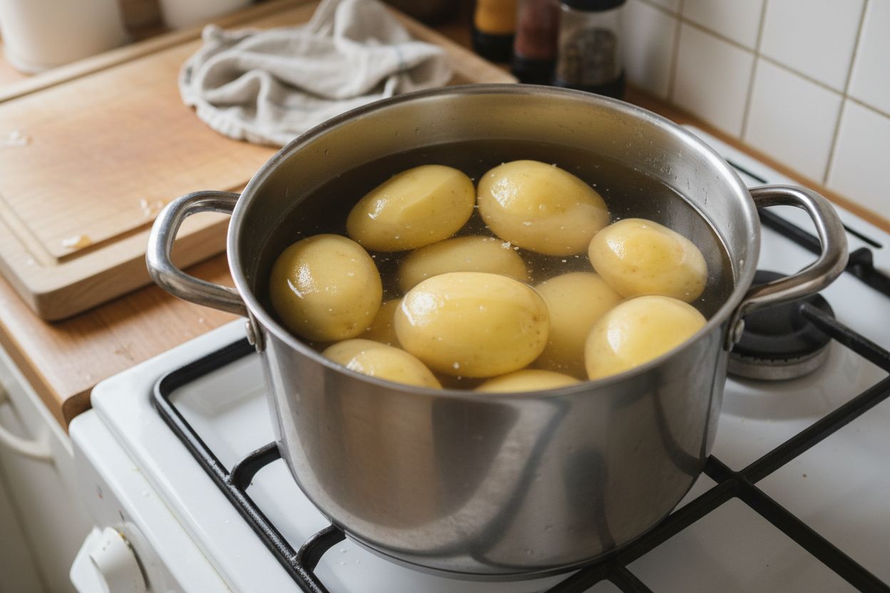 Salade de pommes de terre allemande terminé