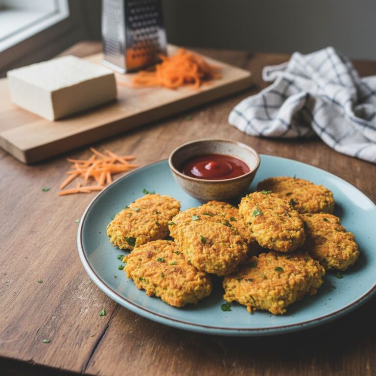 Nuggets Veggies Tofu Carottes Recette Protéinée Croustillante et Vitaminée