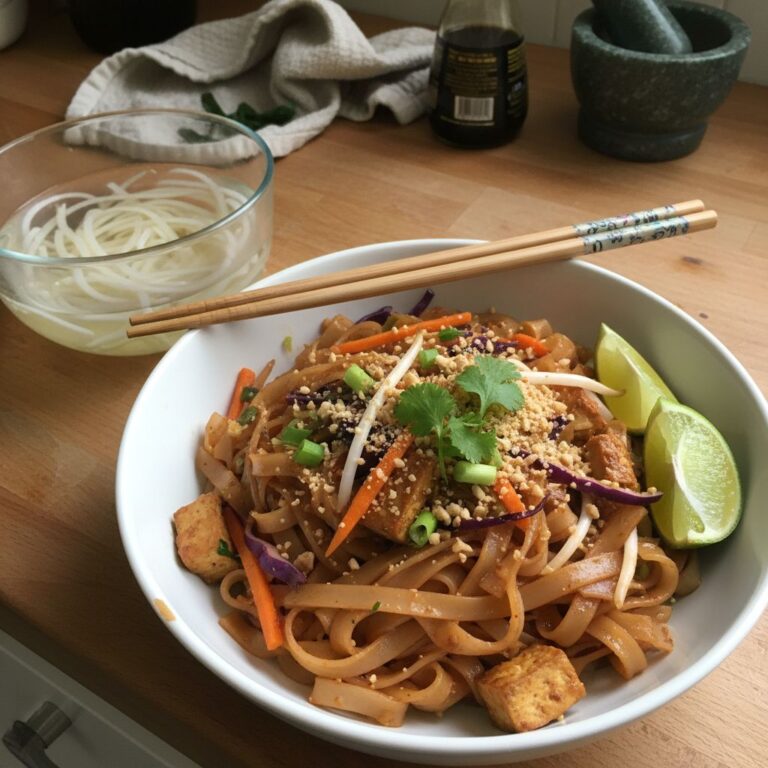 Pad thaï végétal Recette facile et savoureuse