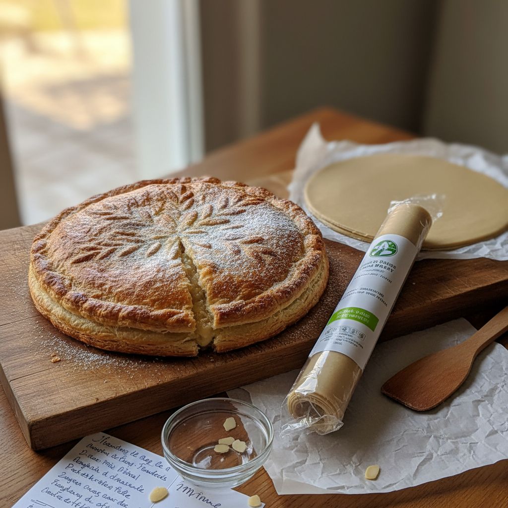 Galette rois vegan frangipane