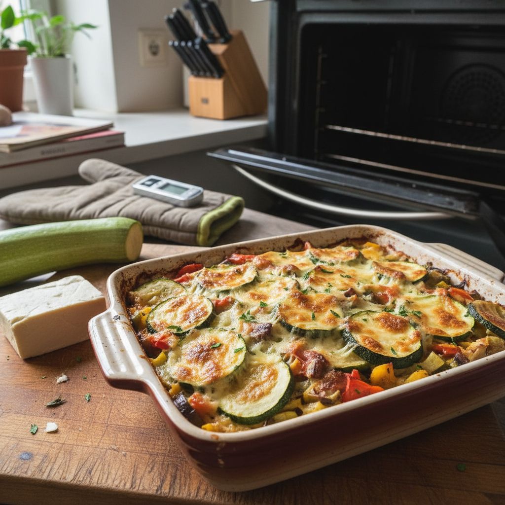 Gratin legumes fromage vegetal