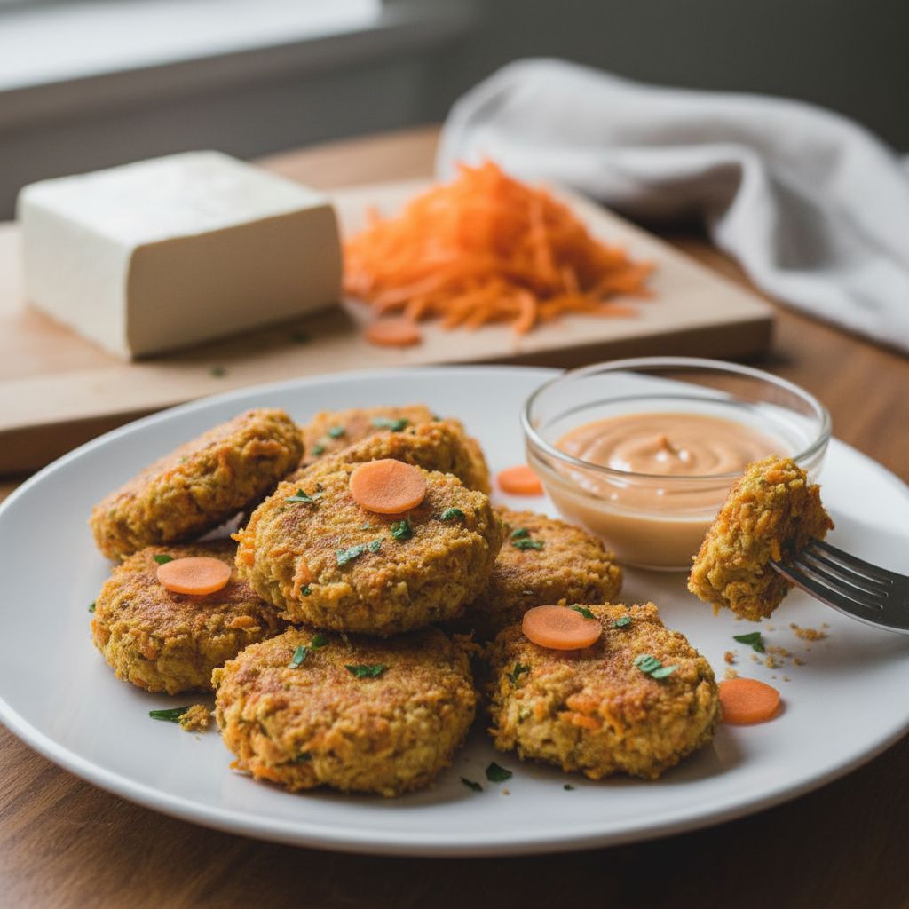 Nuggets vegetales tofu carottes