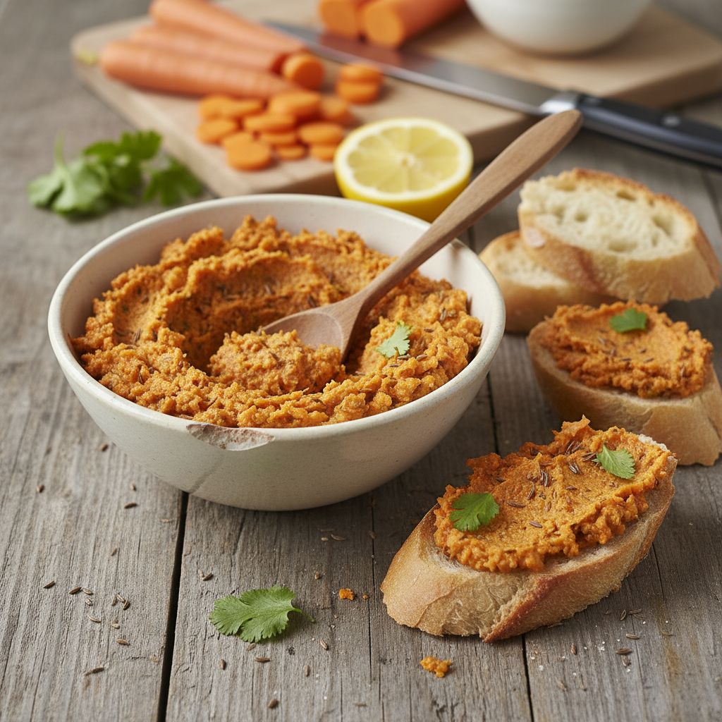 Rillettes de carottes au cumin