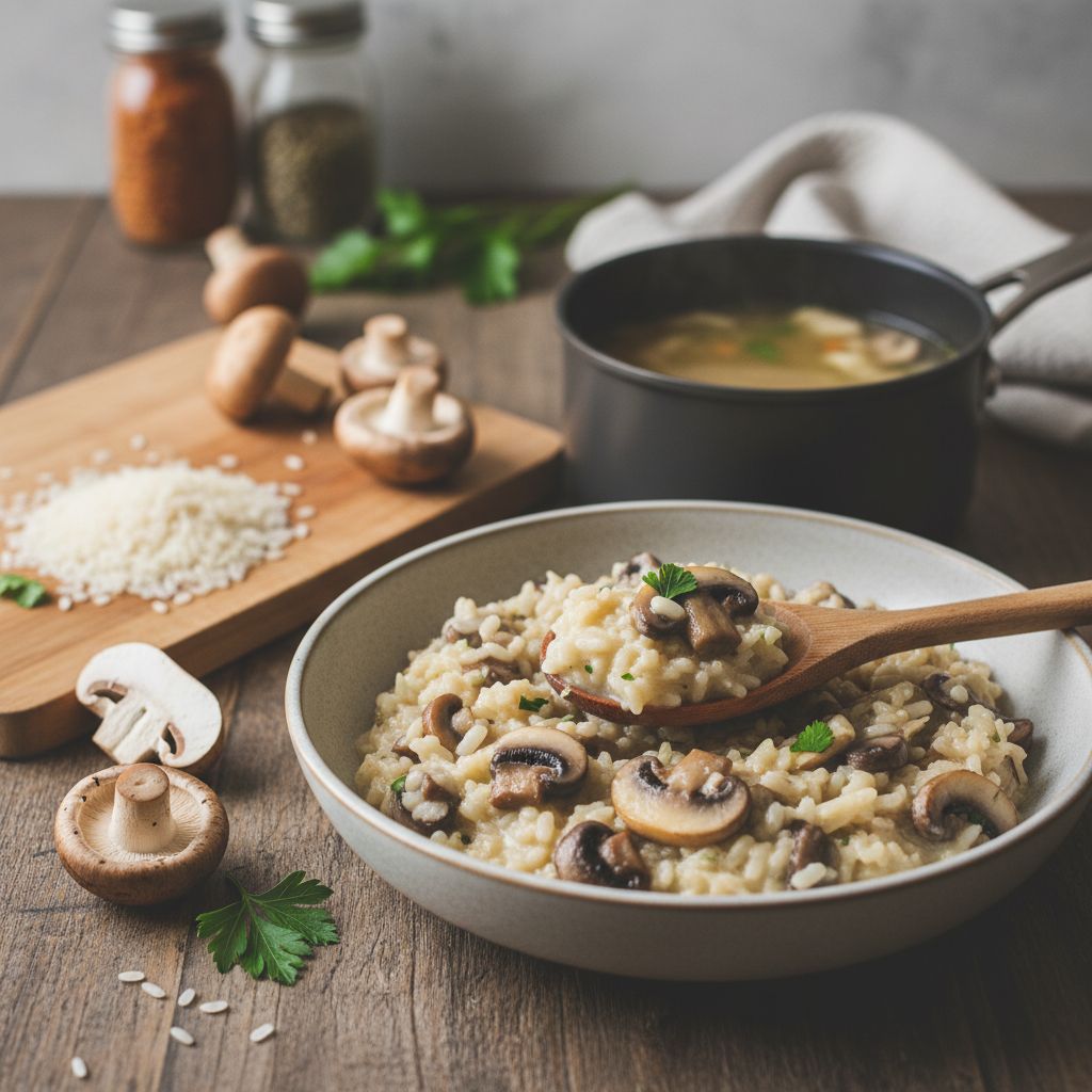 Risotto aux champignons