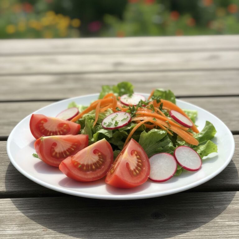 Salade Tomates Carottes Radis Recette Fraîcheur Vitaminée