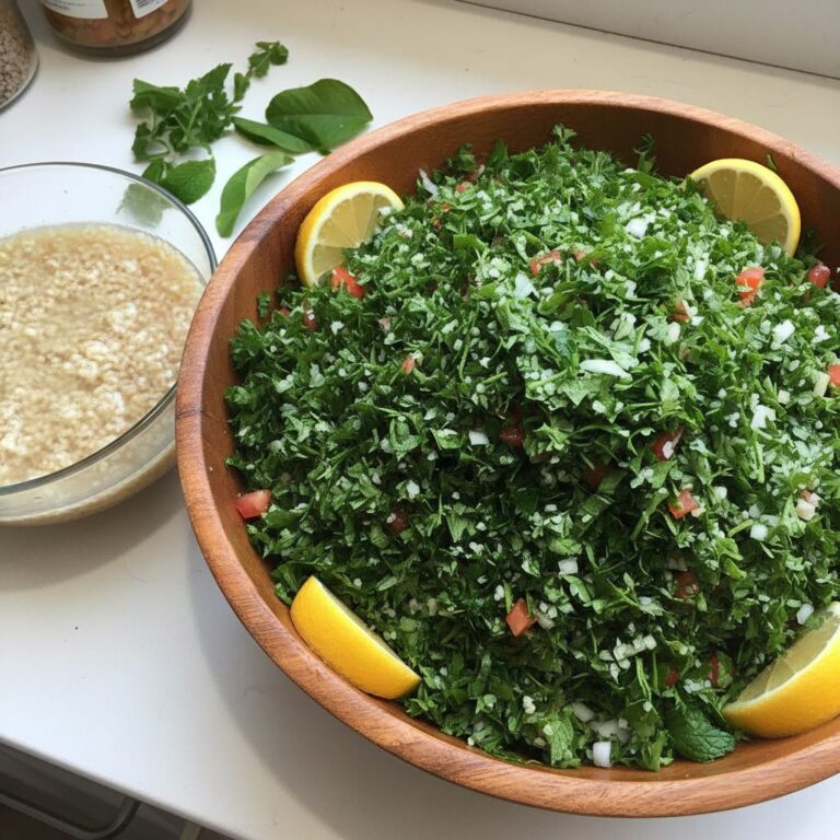 Taboulé Libanais Authentique Recette Facile et Fraîche