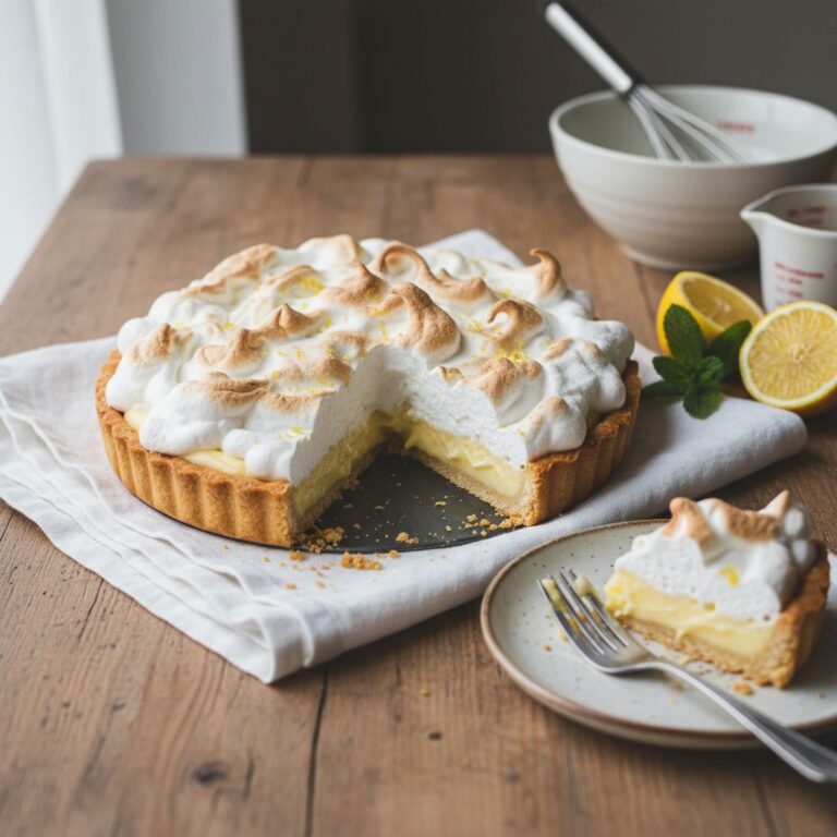 Tarte citron meringuée vegan Recette facile et gourmande