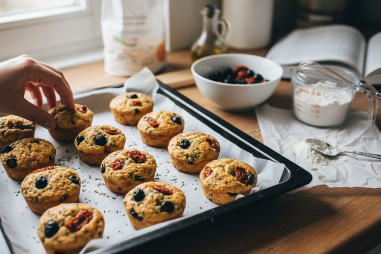 Mini cakes olives tomates séchées Apéritif facile et gourmand