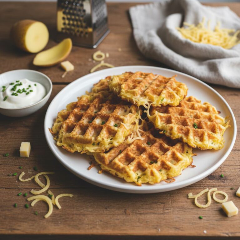 Gaufres salées : La recette facile et gourmande pommes de terre fromage