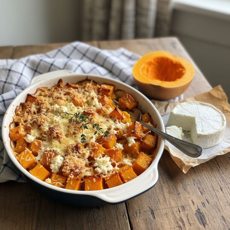 Gratin Courge Butternut Chèvre Recette Facile et Vitaminée