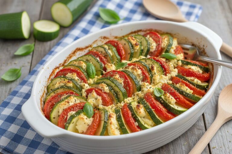 Gratin Courgettes Tomates Recette Provençale Facile et Parfumée